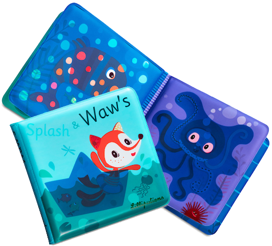 Lilliputiens Livre de bain magique Alice Splash Jouets Lilliputiens   