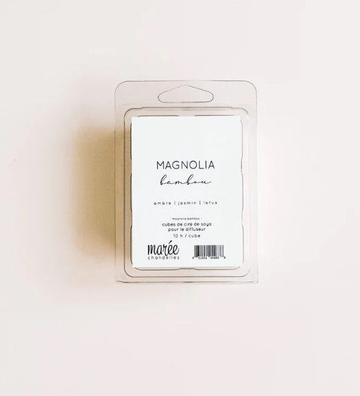 Marée Chandelles Pastilles de soya pour diffuseur Maison Marée Chandelles Magnolia bambou  