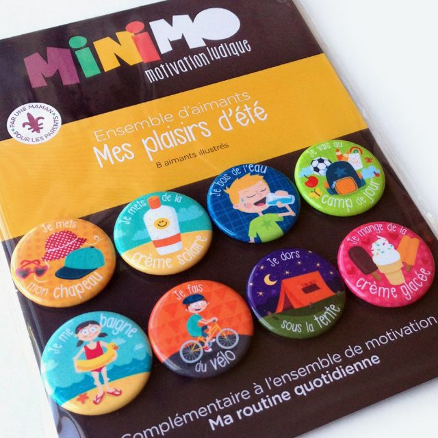 Minimo Mes plaisirs d'été Éducation Minimo Playful Motivation Ludique   