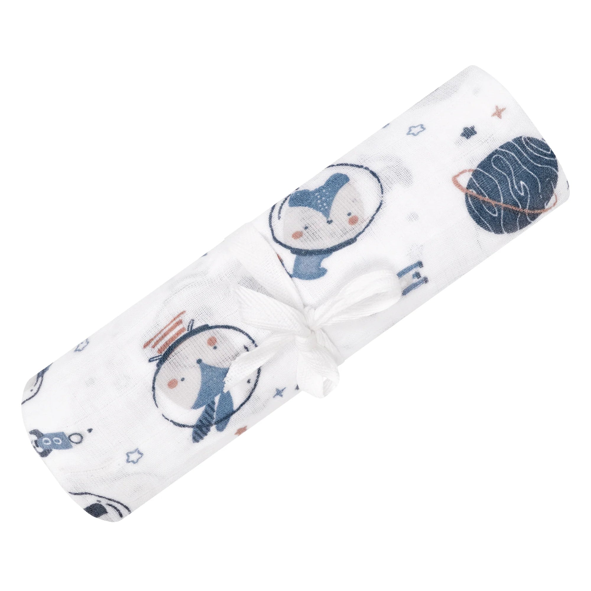 Perlimpinpin Doudou en mousseline de coton Dodo Perlimpinpin Astronautes  