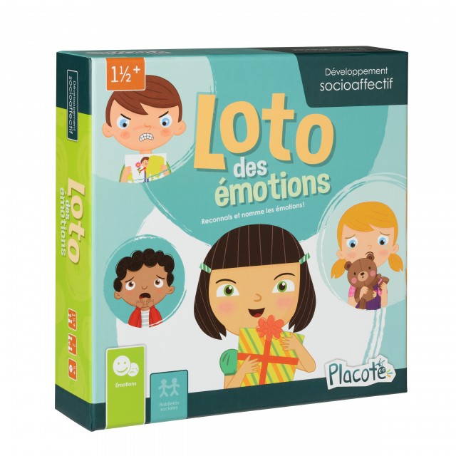 Placote Loto des émotions Jouets Placote : Jeux de langage   