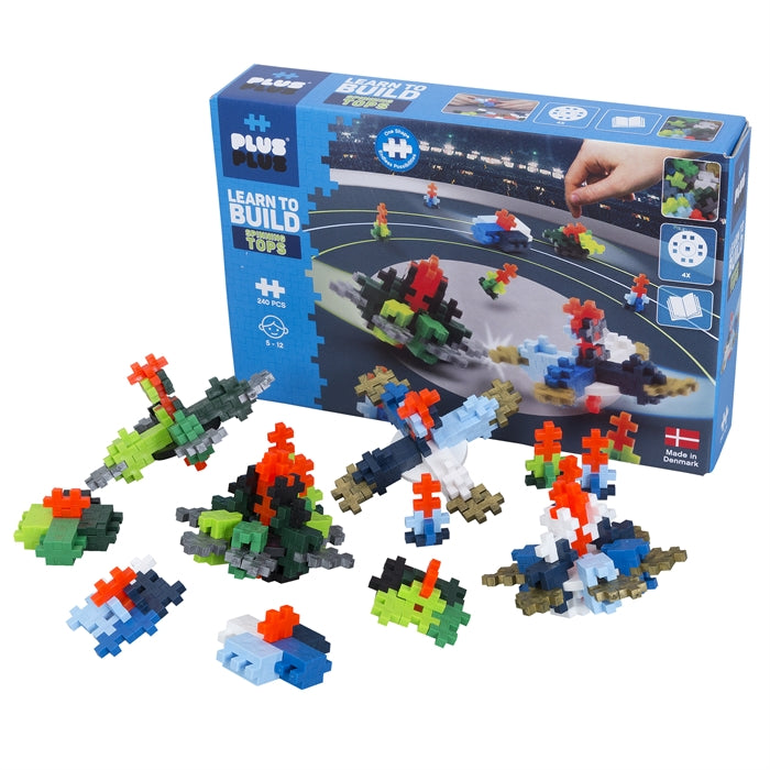 Plus Plus ++ MINI Toupies spinning tops 240 morceaux basic Jouets Plus Plus   