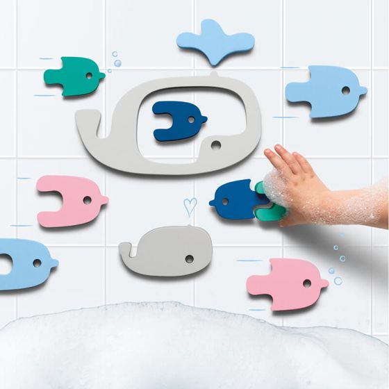 Quut Casse-tête de bain Jouets Quut Baleine  