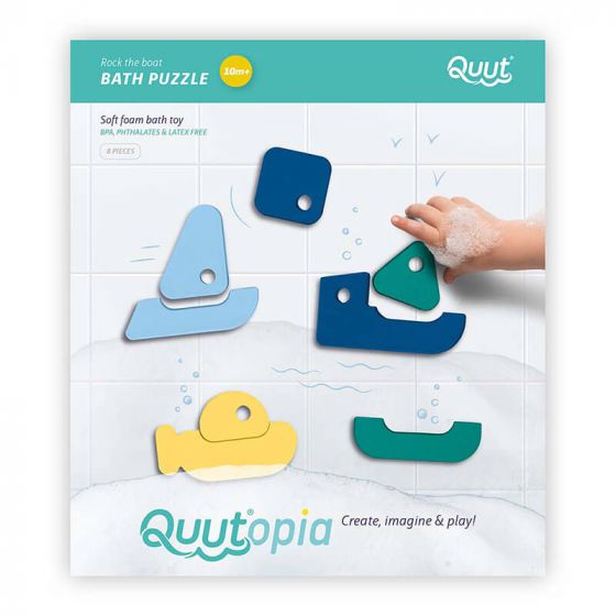 Quut Casse-tête de bain Jouets Quut Bateau voilier  