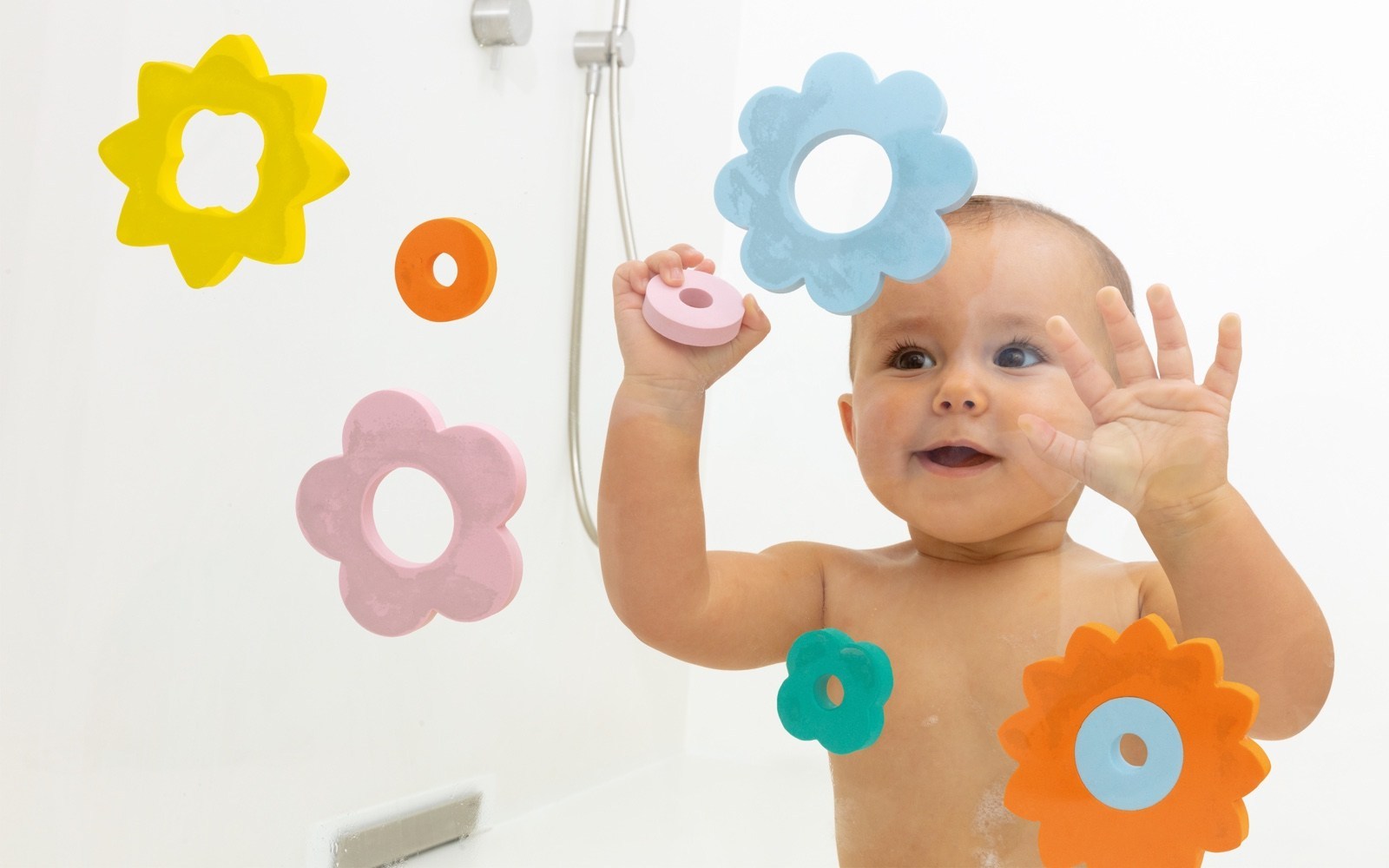 Quut Casse-tête de bain Jouets Quut Fleur  