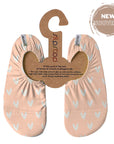 SlipStop Chaussons à semelles adhérentes Enfants XS 12-24 mois (5.5-7) Vêtements SlipStop Salmon hearts  