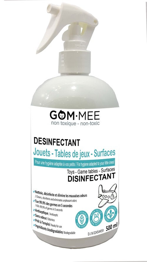 GOM-MEE Désinfectant jouets - table de jeux - surface Maison Gom-Mee 500ml  