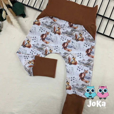 Joka Pantalons évolutifs  Joka Bébé Renards roux 3-12 mois  