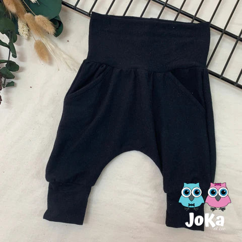 Joka Pantalons évolutifs  Joka Bébé Noir 3-12 mois  