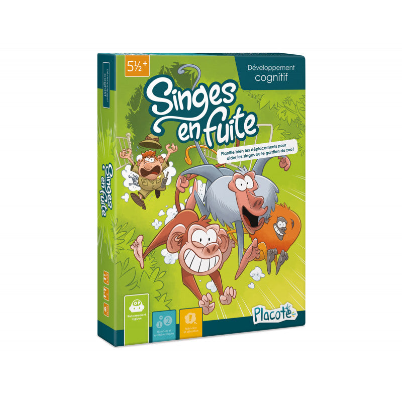 Placote Singes en fuite - Boutique Planète Bébé