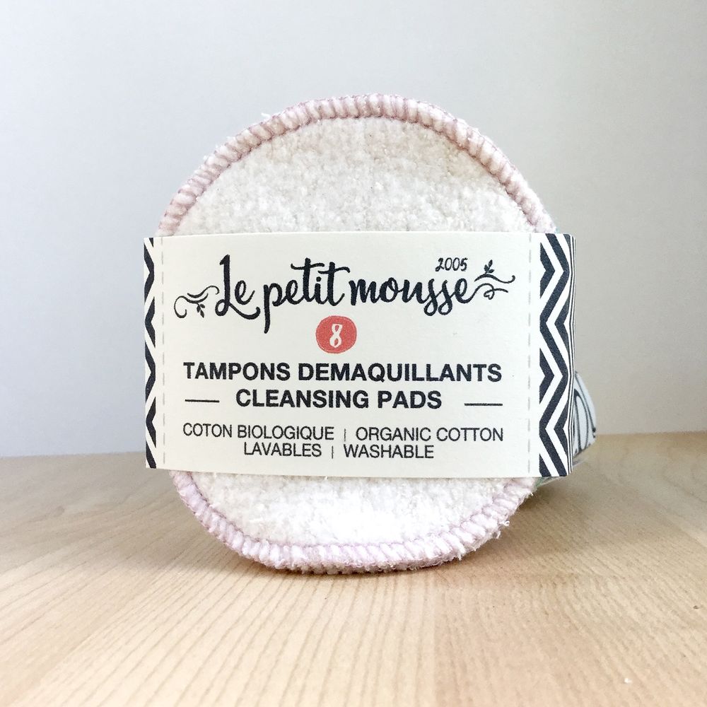 Petit Mousse Tampons démaquillants coton biologique Accessoires Le Petit Mousse   